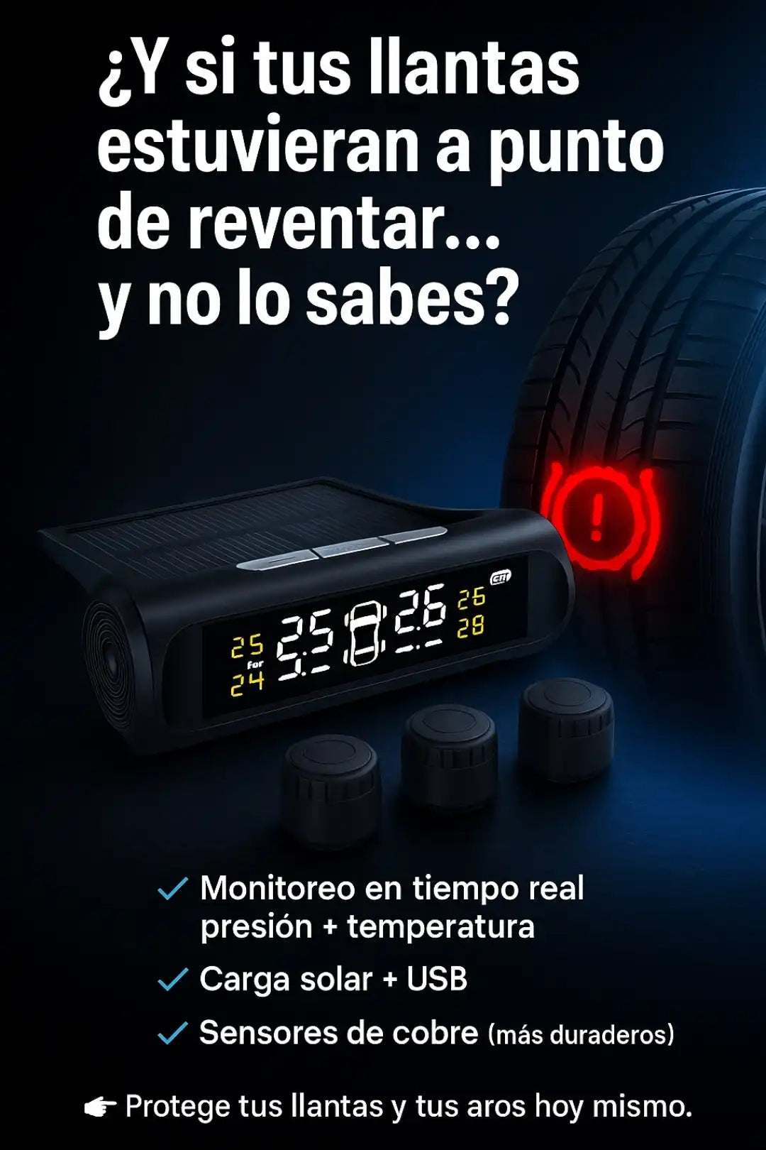 SENSOR DE PRESION DE NEUMATICO - AMKX6