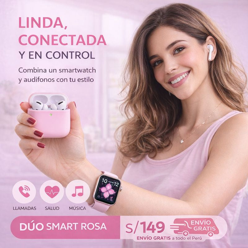 SMARTWATCH + AUDIFONOS AIR PRO (S9AIR)