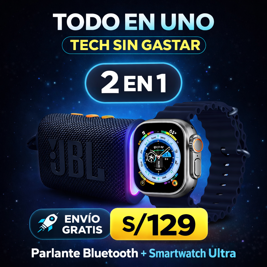 PARLANTE PRO + SMARTWATCH ULTRA (G04ULT)